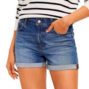 Loft Denim Roll Shorts